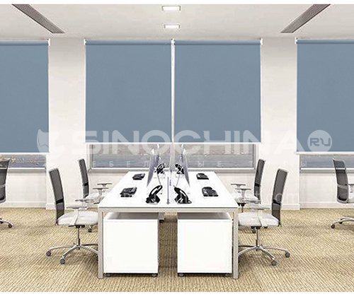 70% blackout modern minimalist style solid color office roller blinds waterproof and durable QW-JL005